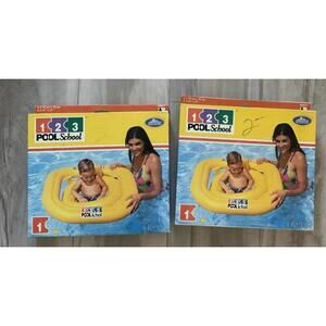 Baby swimming inflatable float Intex Pool School Baby Float Step 1 Lot Of 2